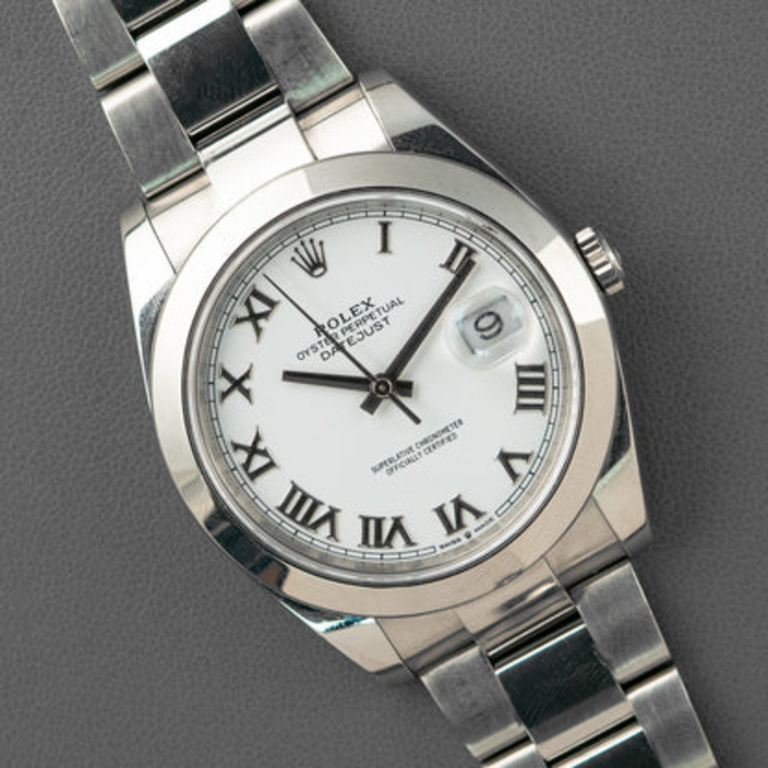 Datejust 41mm White Roman 126300 (7A+)