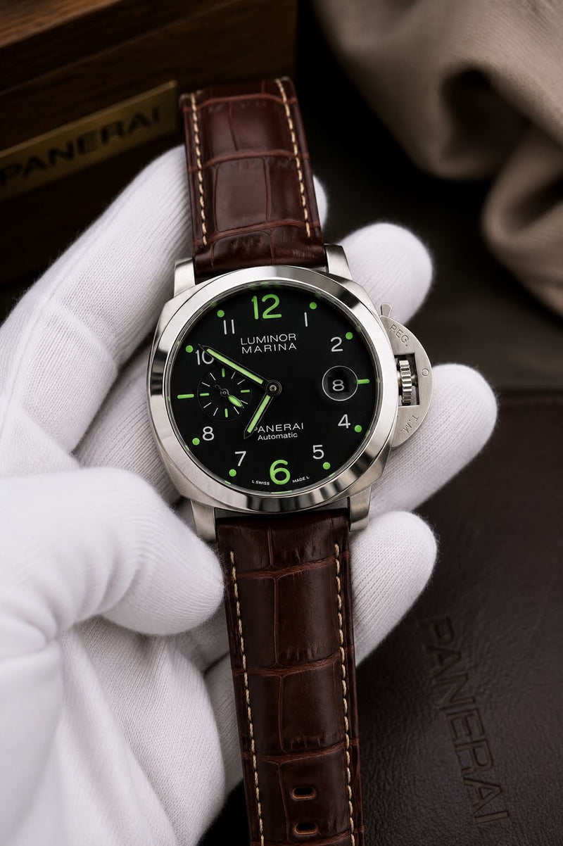 Panerai Luminor Marina números verdes